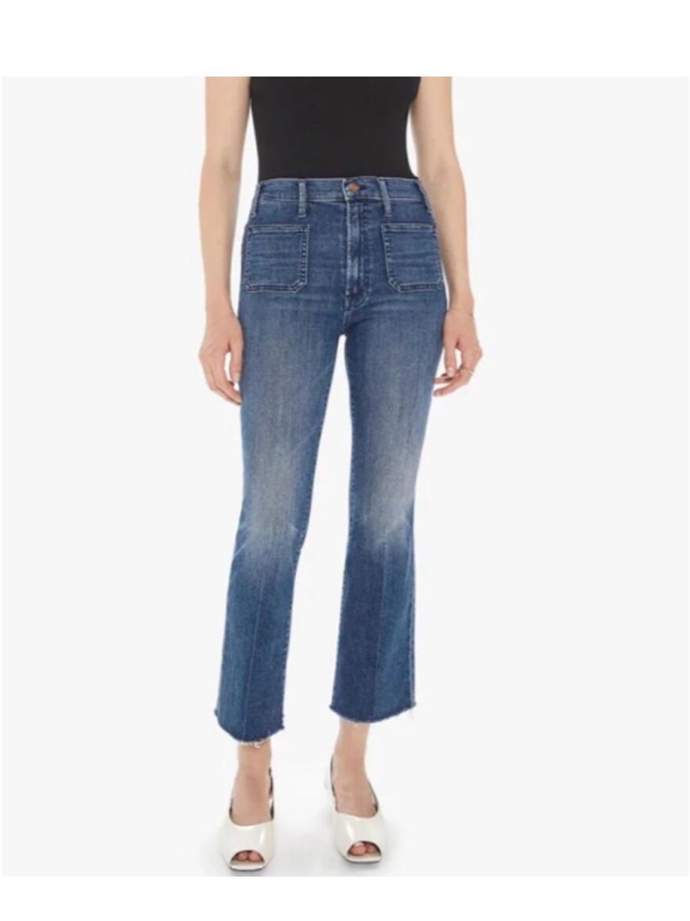 Mother‎ The Hustler Patch Ankle Jeans in Out For The Evening Size 29